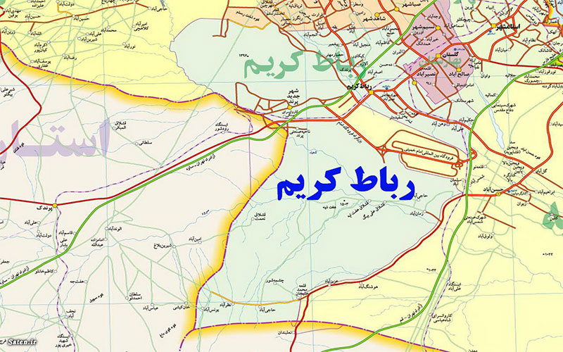 اطراف رباط کریم کجاست؟